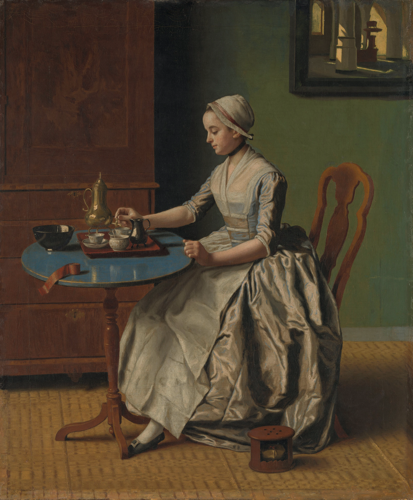 'A Lady Pouring Chocolate' by Jean-Etienne Liotard