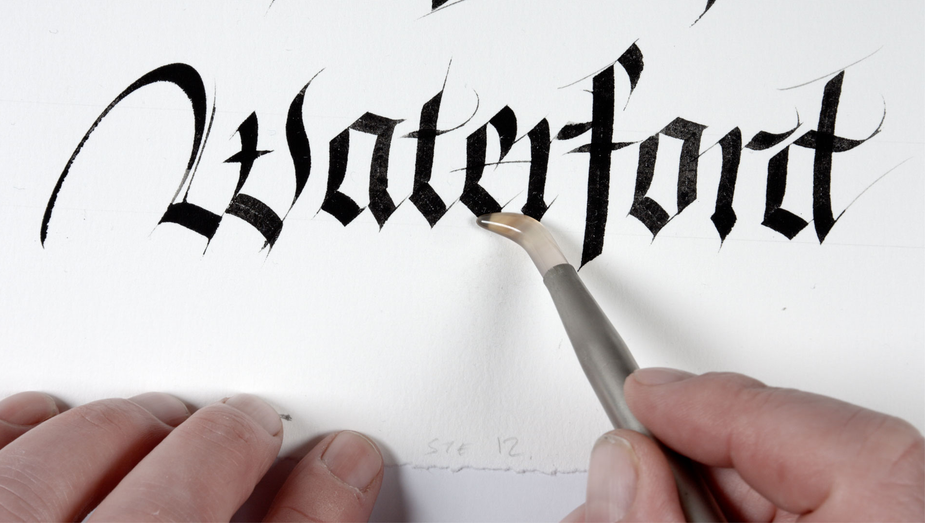 Waterford by world famous calligrapher Denis Brown