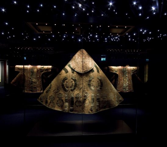 Waterford Museum of Treasures Medieval Museum Interior Gallery view of the Waterford Church Vestments